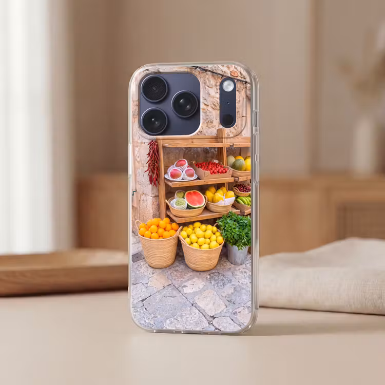 Telefoonhoesje Softcase - Fruit - Markt - Vers — 3