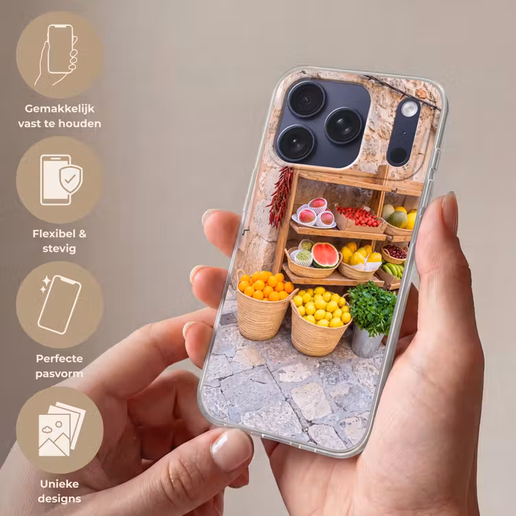 Telefoonhoesje Softcase - Fruit - Markt - Vers — 4