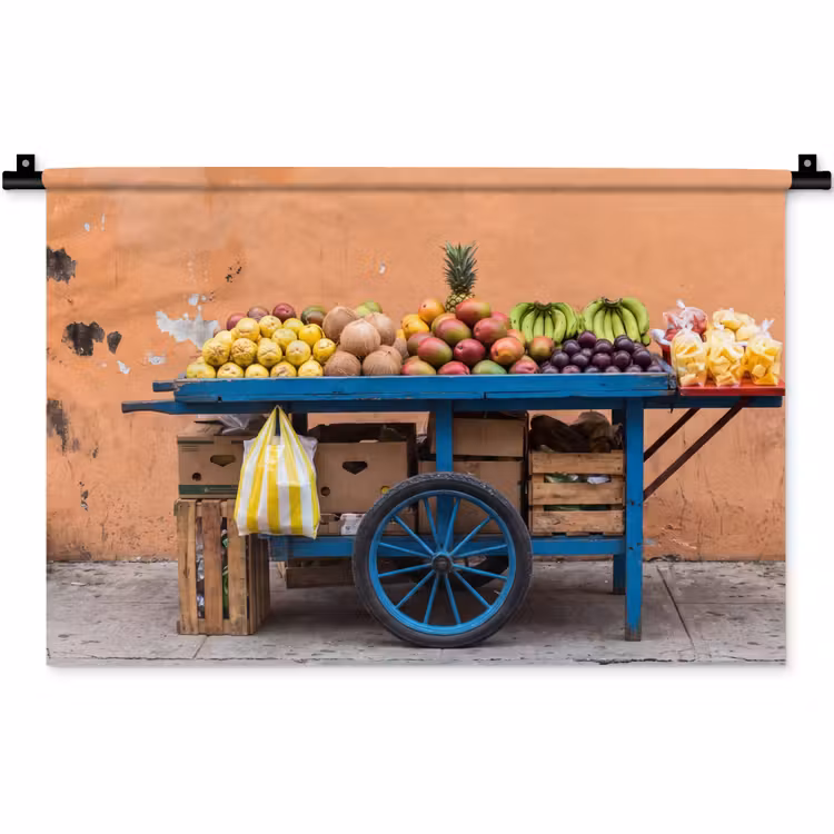 Wandkleed - Fruit - Kar - Straat — 1