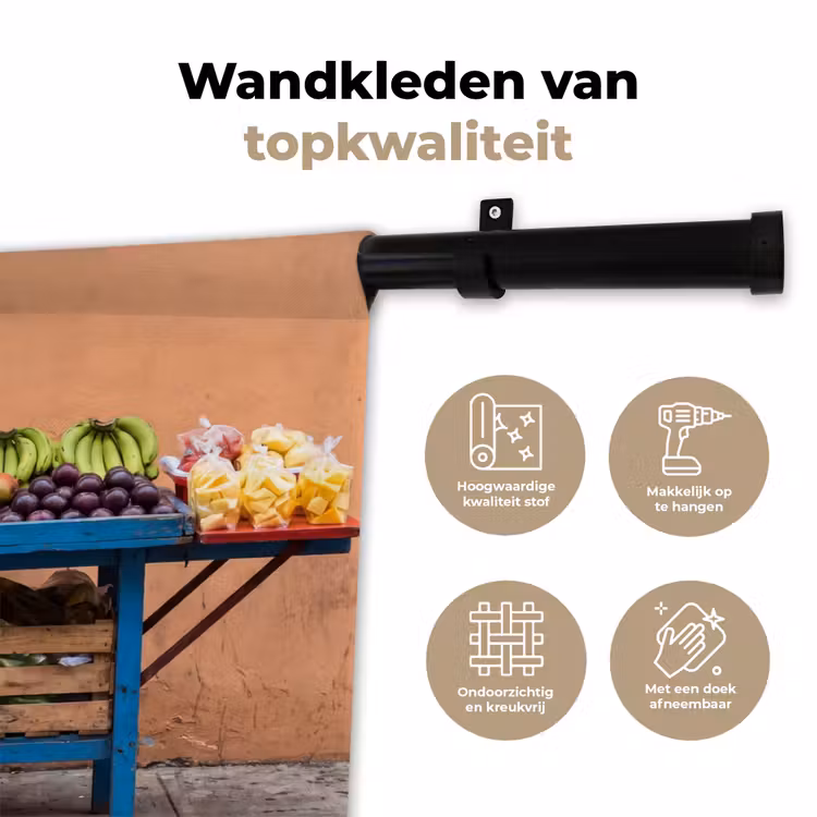 Wandkleed - Fruit - Kar - Straat — 3