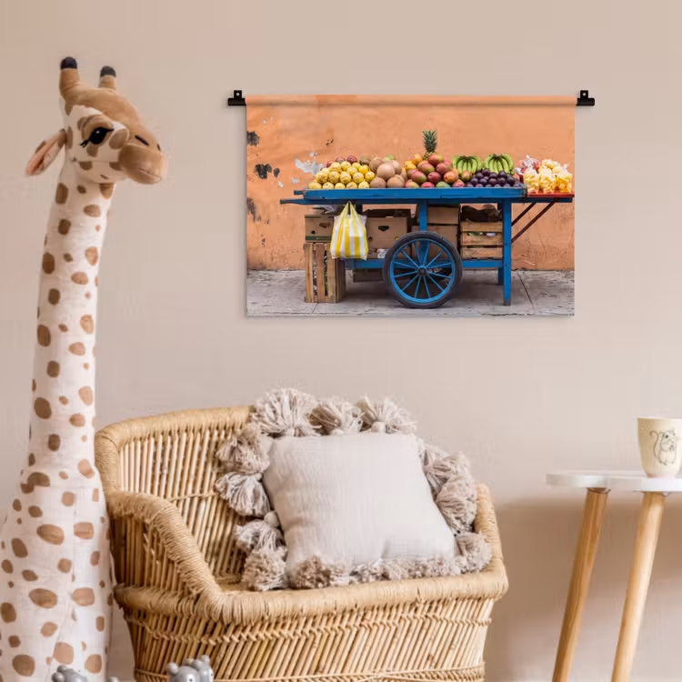 Wandkleed - Fruit - Kar - Straat — 5