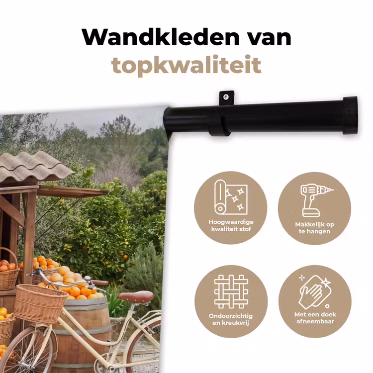 Wandkleed - Fruit - Markt - Landelijk — 3
