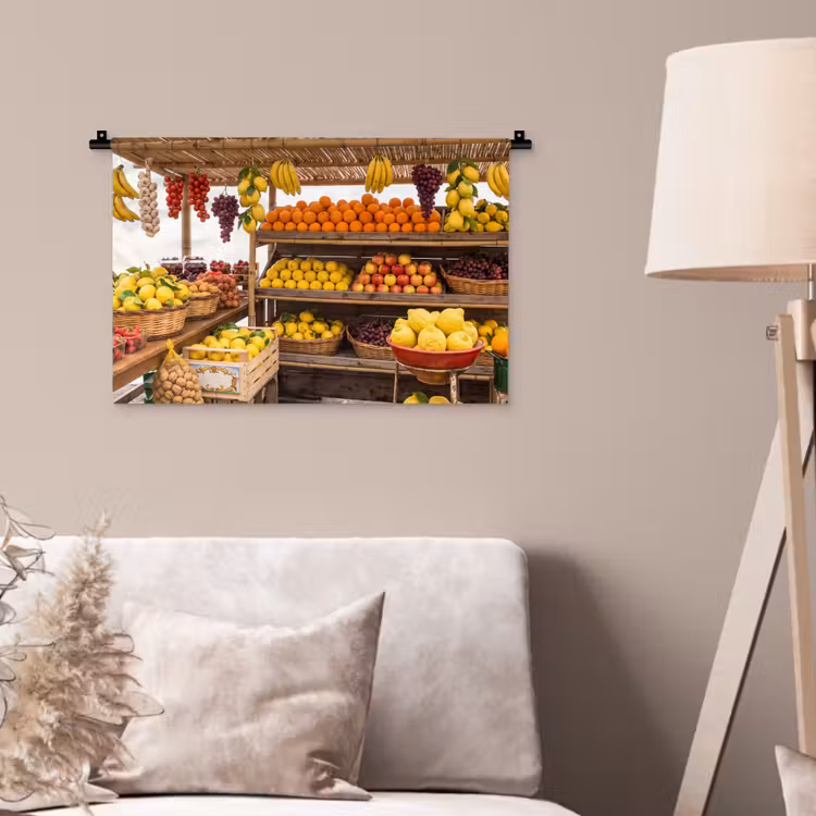 Wandkleed - Marktkraam - Fruit - Vers — 2