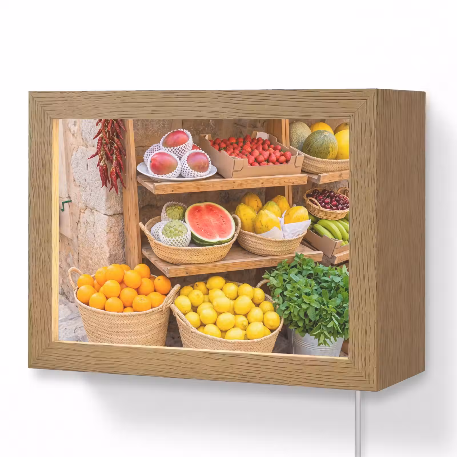 Lightbox - Wandlamp - Fruit - Markt - Vers — 1