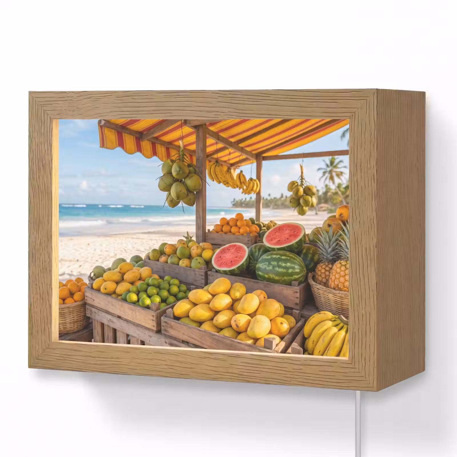 Lightbox - Wandlamp - Fruit - Strand - Tropisch — 1