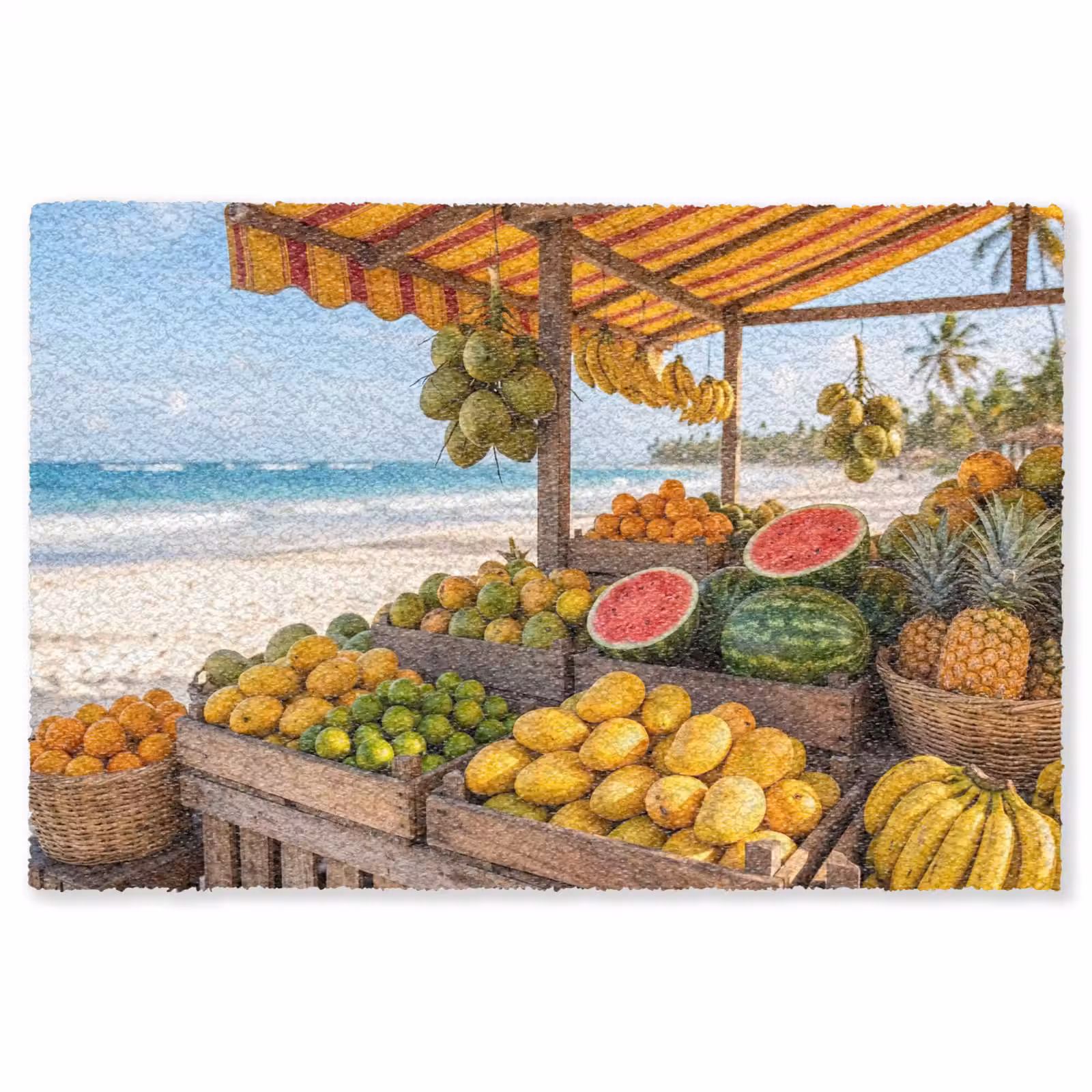 Vloerkleed - Fruit - Strand - Tropisch — 1