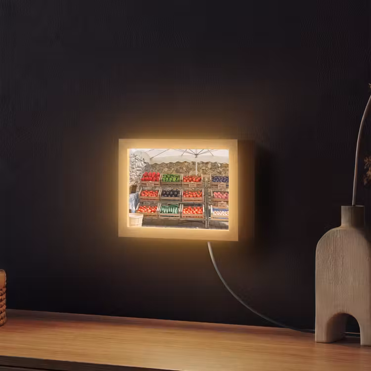 Lightbox - Wandlamp - Eten - Markt - Vers — 2