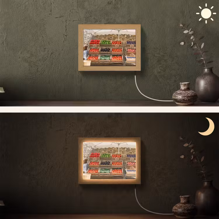 Lightbox - Wandlamp - Eten - Markt - Vers — 3