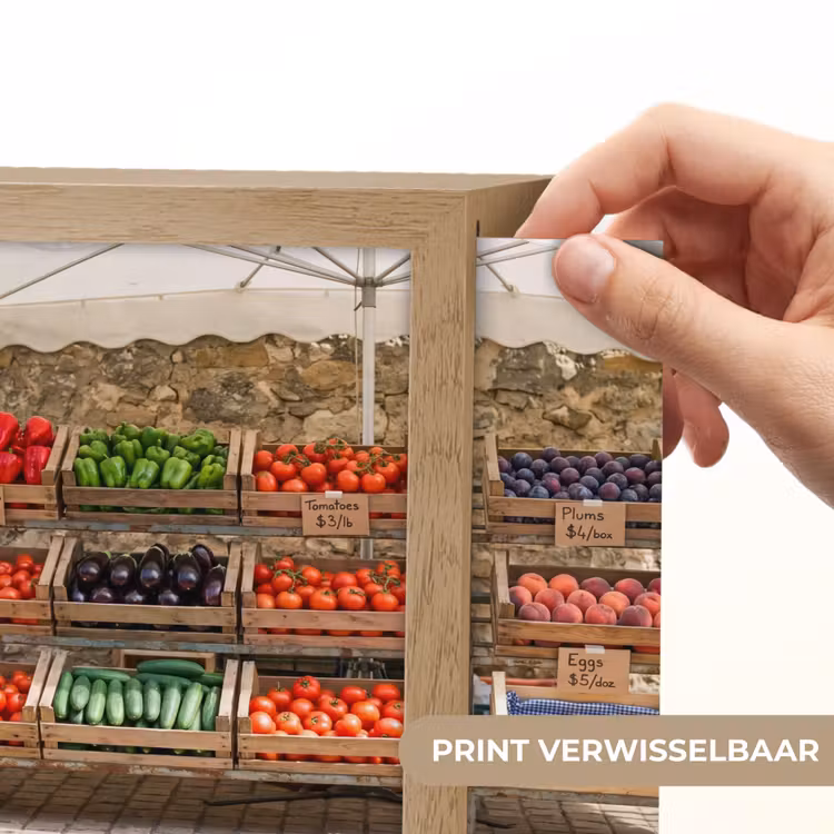 Lightbox - Wandlamp - Eten - Markt - Vers — 6