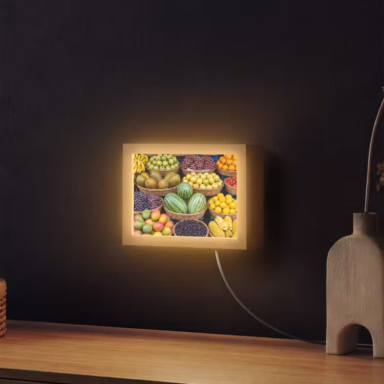 Lightbox - Wandlamp - Fruit - Markt - Kleurrijk — 2
