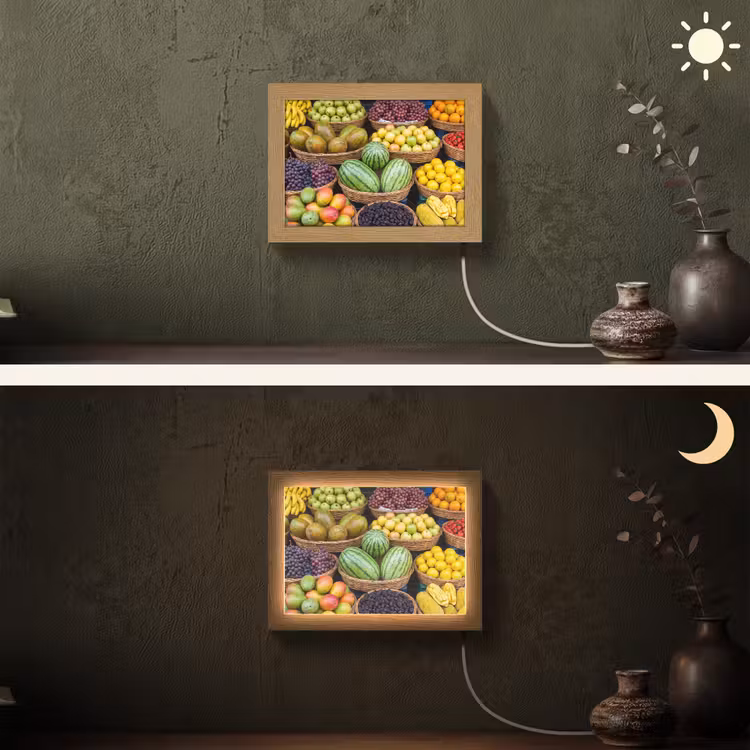 Lightbox - Wandlamp - Fruit - Markt - Kleurrijk — 3
