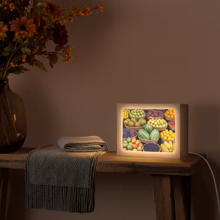 Lightbox - Wandlamp - Fruit - Markt - Kleurrijk — 5