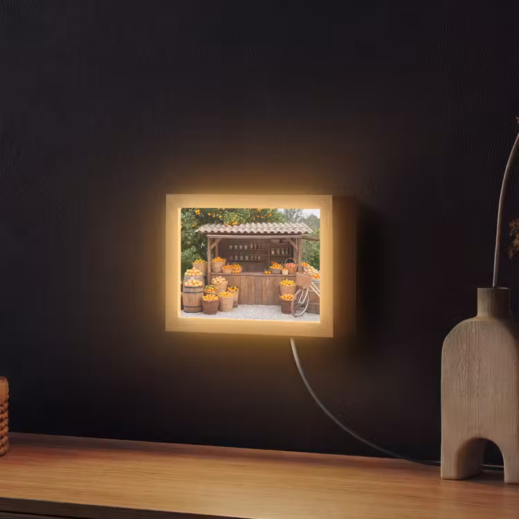 Lightbox - Wandlamp - Fruit - Markt - Landelijk — 2