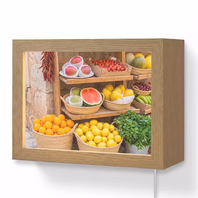 Lightbox - Wandlamp - Fruit - Markt - Vers — 1