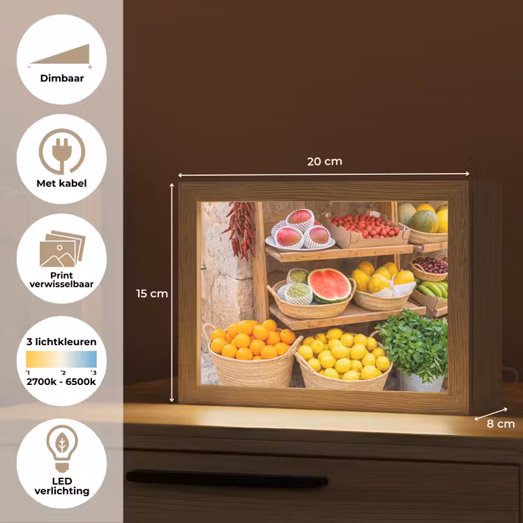 Lightbox - Wandlamp - Fruit - Markt - Vers — 9