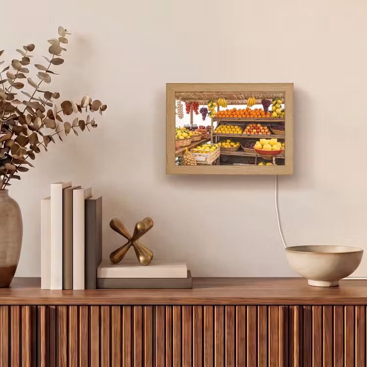 Lightbox - Wandlamp - Marktkraam - Fruit - Vers — 4