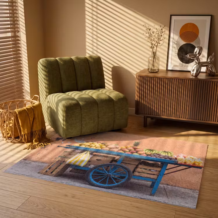 Vloerkleed - Fruit - Kar - Straat — 2
