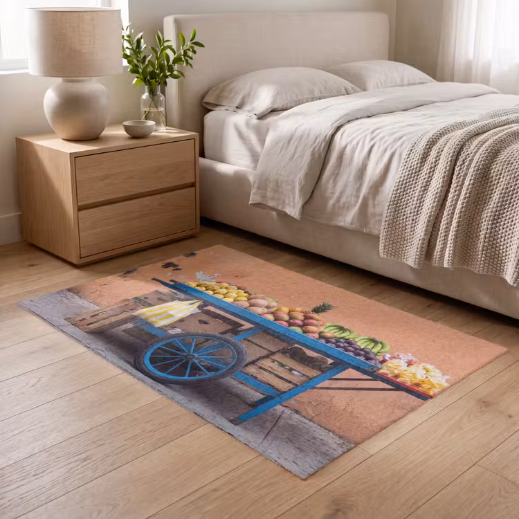 Vloerkleed - Fruit - Kar - Straat — 5
