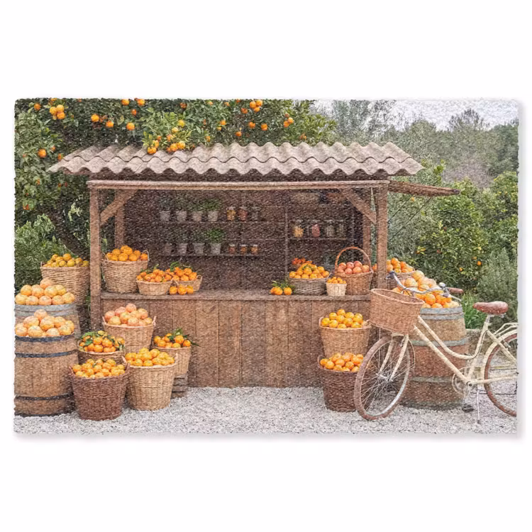 Vloerkleed - Fruit - Markt - Landelijk — 1