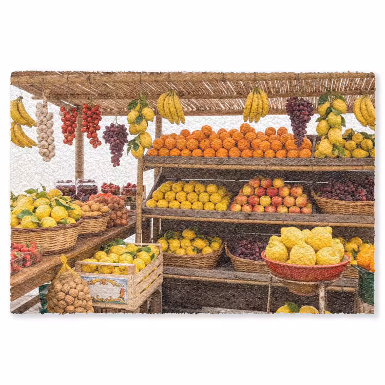 Vloerkleed - Marktkraam - Fruit - Vers — 1
