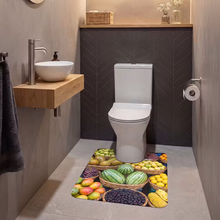 Wc Mat - Fruit - Markt - Kleurrijk — 2