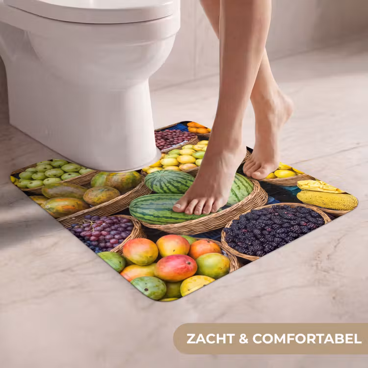 Wc Mat - Fruit - Markt - Kleurrijk — 5