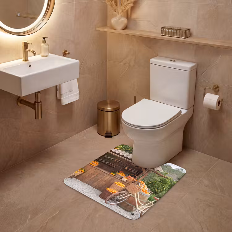 Wc Mat - Fruit - Markt - Landelijk — 3