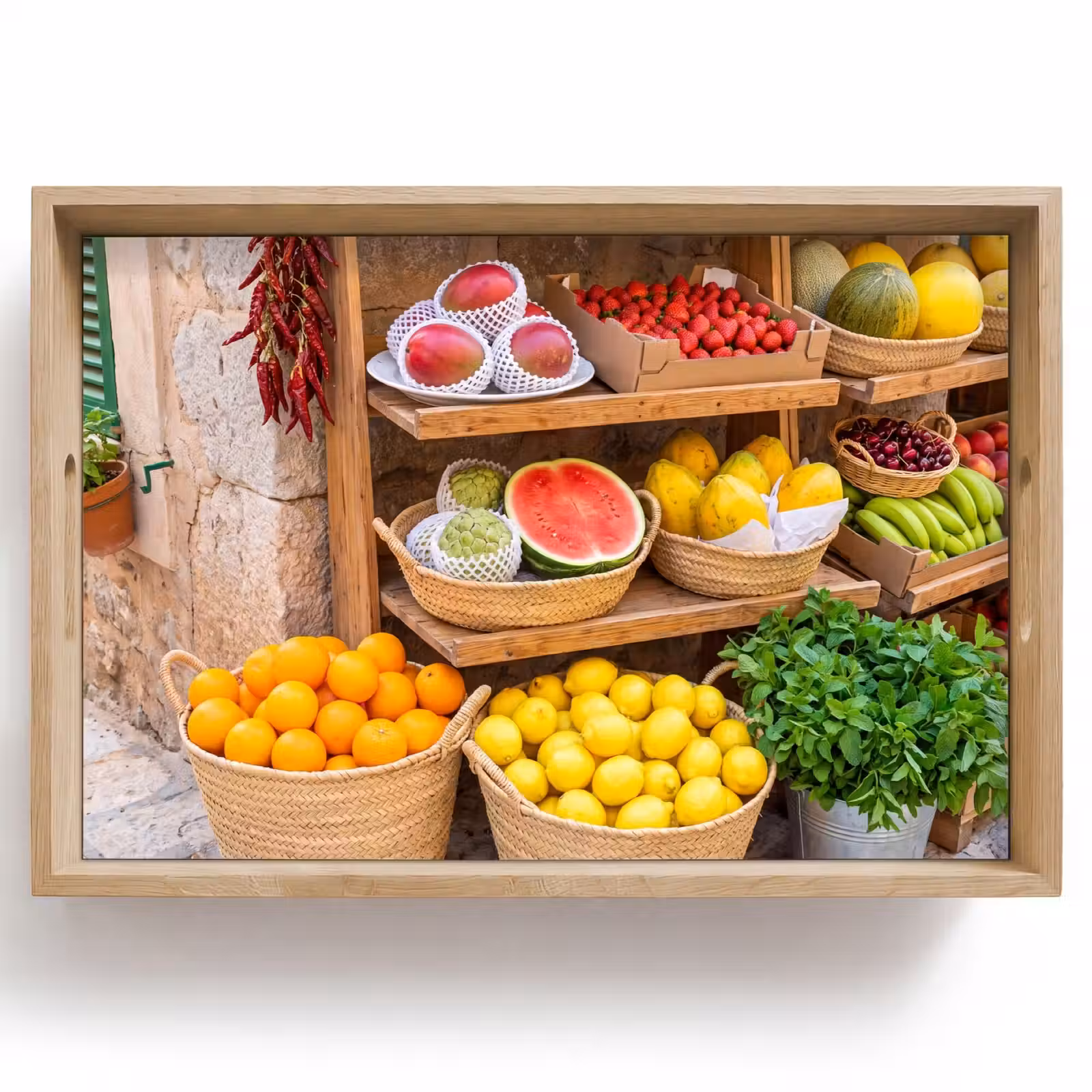 Dienblad - Fruit - Markt - Vers — 1