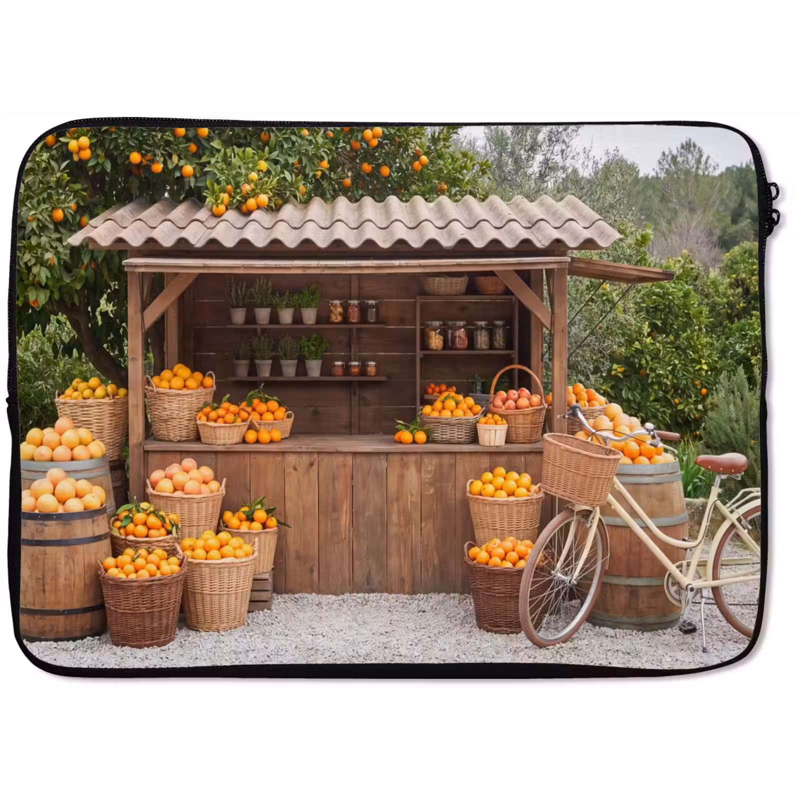 Laptophoes - Fruit - Markt - Landelijk — 1