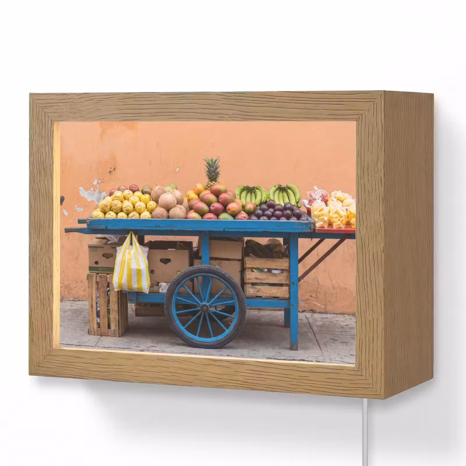 Lightbox - Wandlamp - Fruit - Kar - Straat — 1