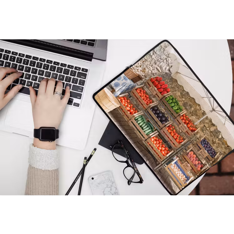 Laptophoes - Eten - Markt - Vers — 3