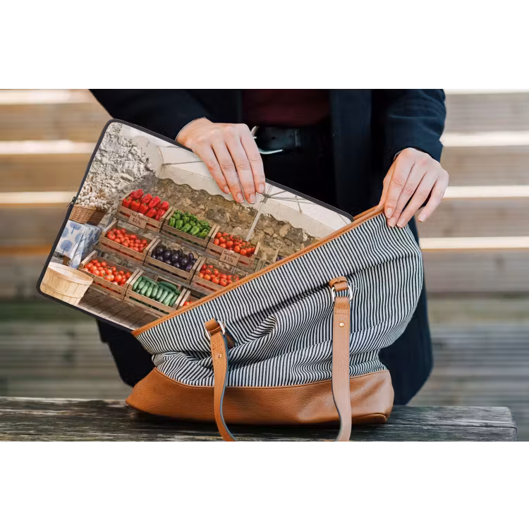 Laptophoes - Eten - Markt - Vers — 4