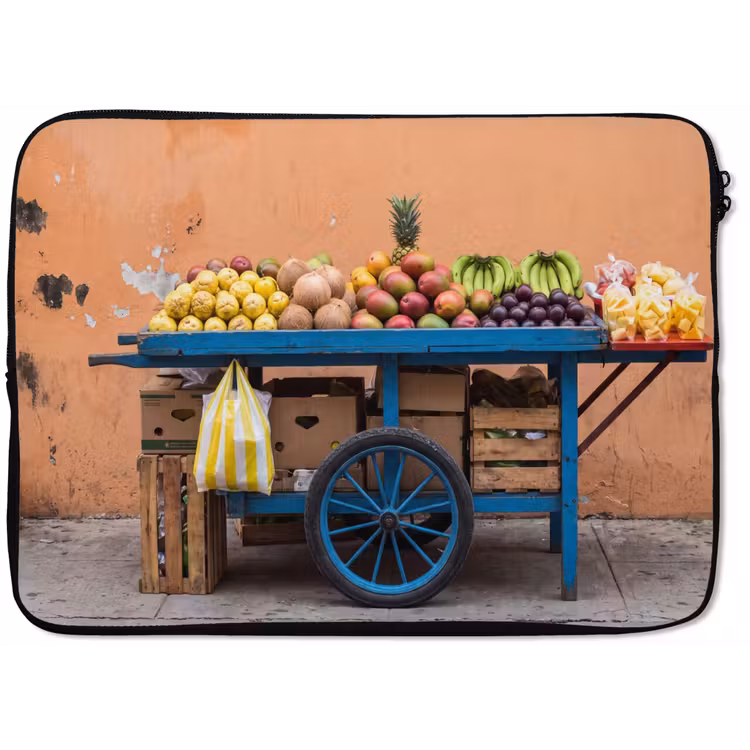 Laptophoes - Fruit - Kar - Straat — 1