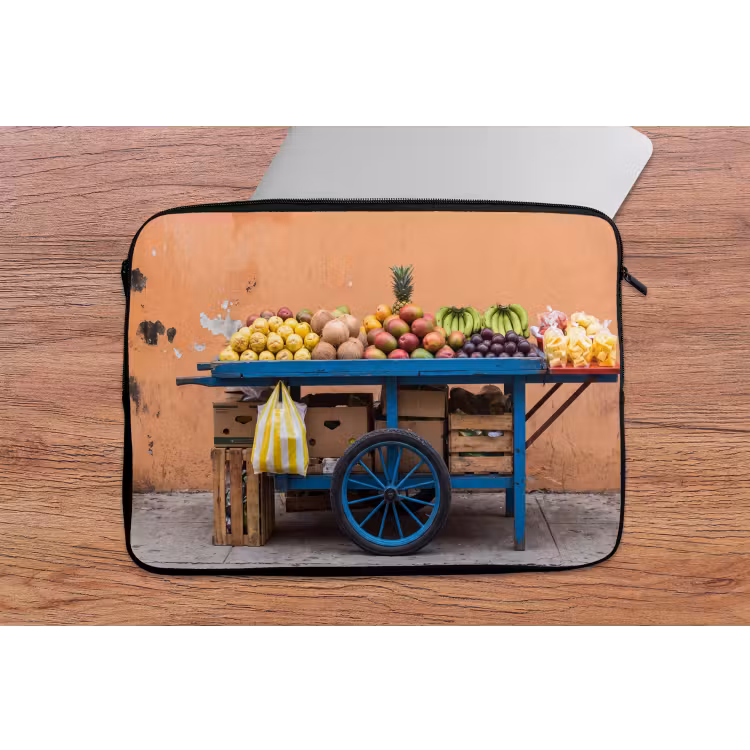 Laptophoes - Fruit - Kar - Straat — 2