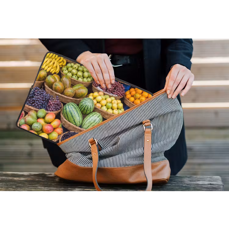 Laptophoes - Fruit - Markt - Kleurrijk — 4