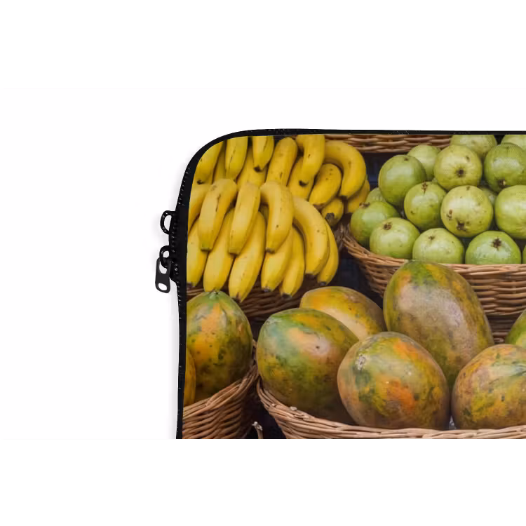 Laptophoes - Fruit - Markt - Kleurrijk — 5