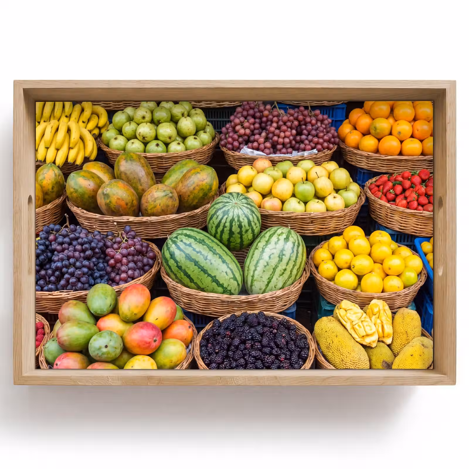 Dienblad - Fruit - Markt - Kleurrijk — 1