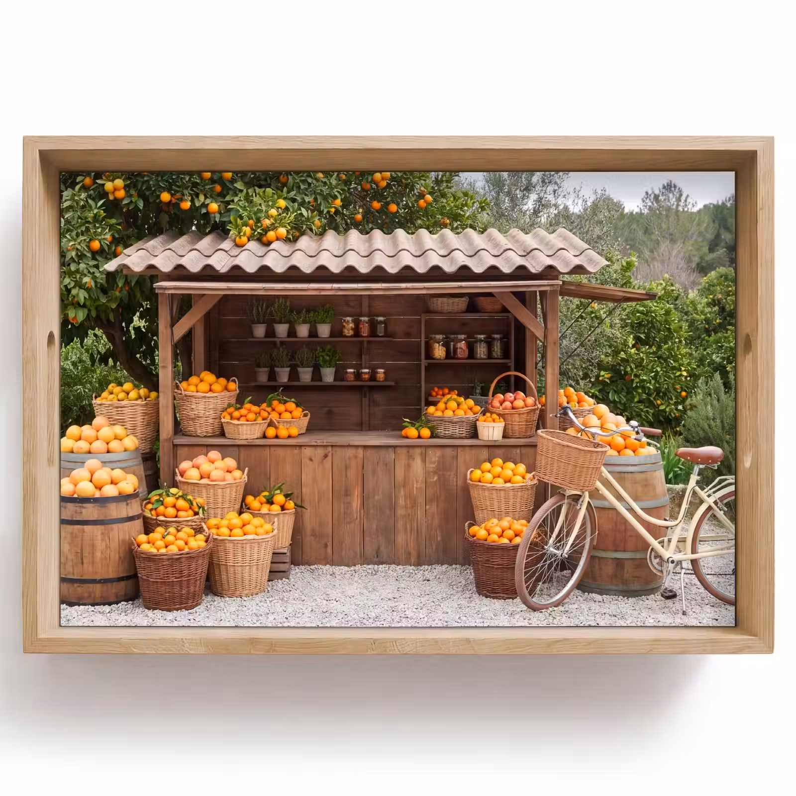 Dienblad - Fruit - Markt - Landelijk — 1