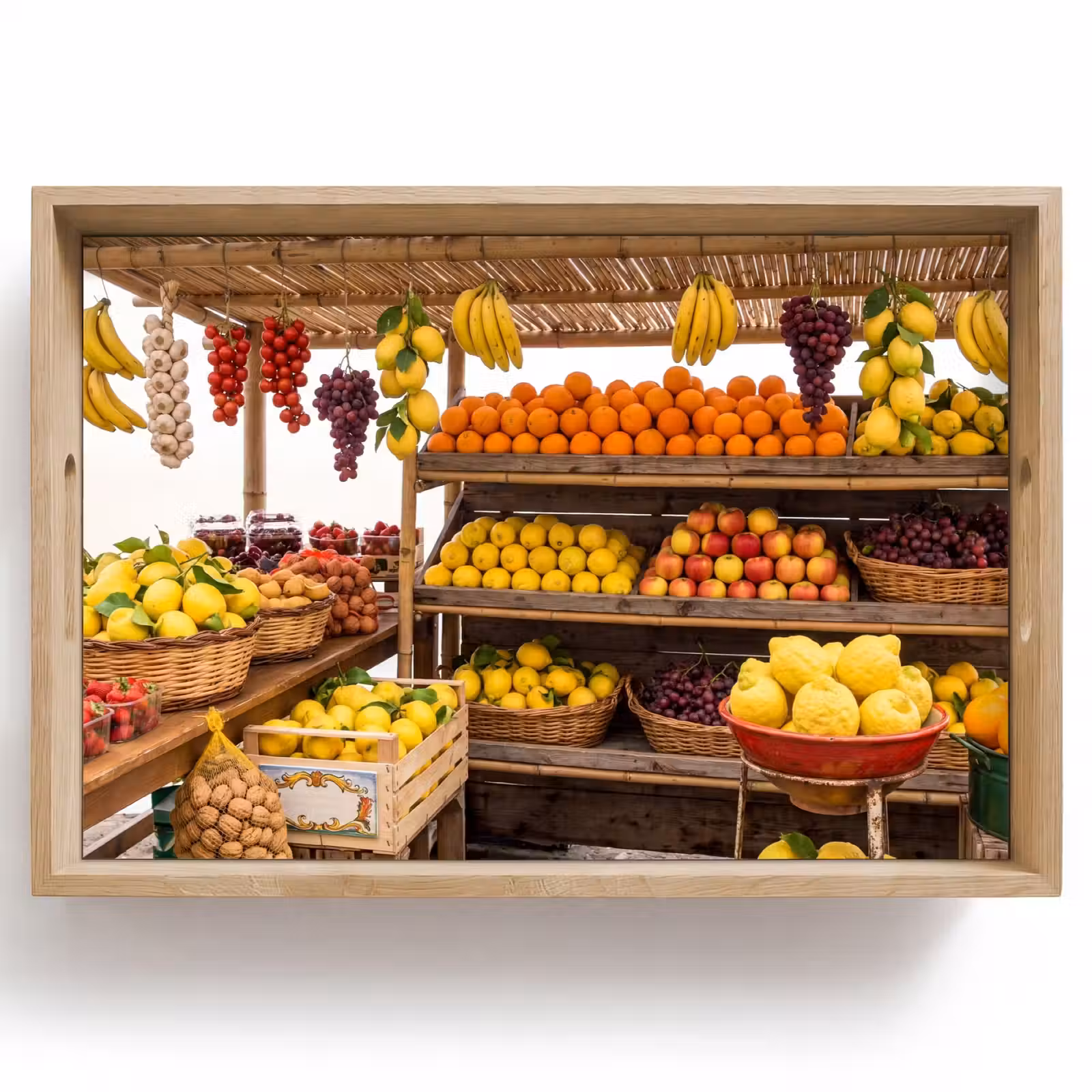 Dienblad - Marktkraam - Fruit - Vers — 1