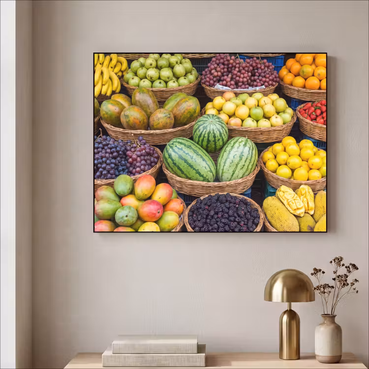 Art Frame - Fruit - Markt - Kleurrijk — 5