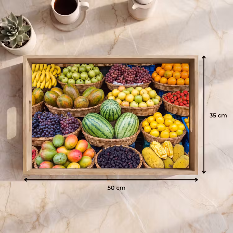 Dienblad - Fruit - Markt - Kleurrijk — 9