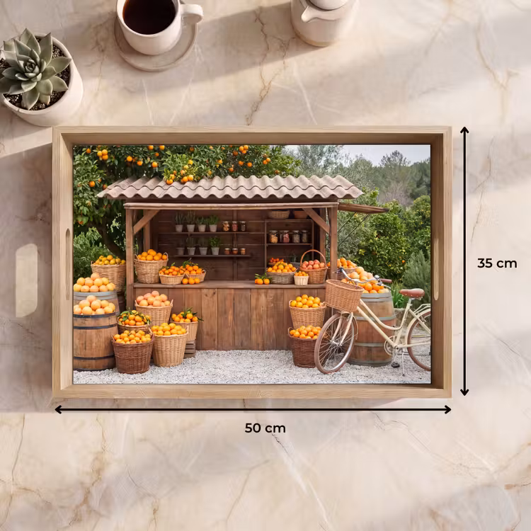 Dienblad - Fruit - Markt - Landelijk — 9