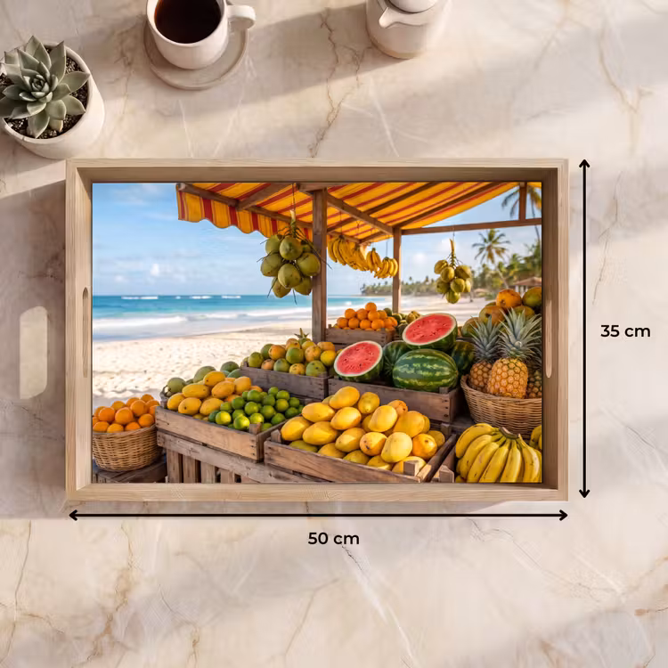 Dienblad - Fruit - Strand - Tropisch — 9