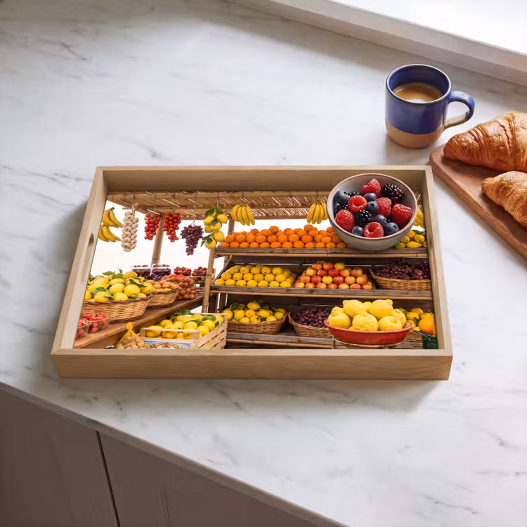 Dienblad - Marktkraam - Fruit - Vers — 4
