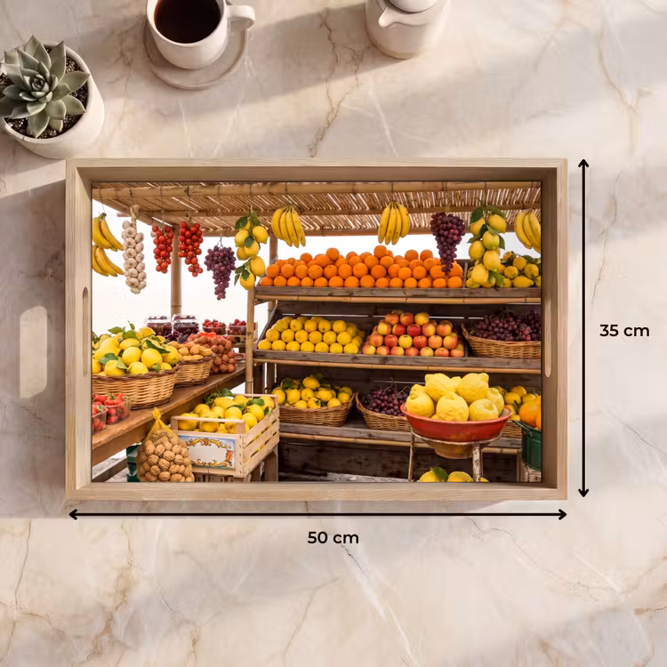 Dienblad - Marktkraam - Fruit - Vers — 9