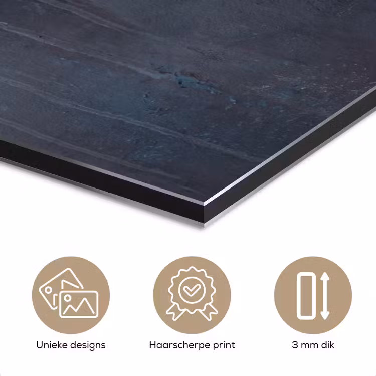 Aluminium schilderij - Drie vissen - Touw — 7
