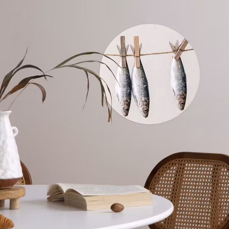 Behangcirkel - Vis - Hangend - Eten — 4