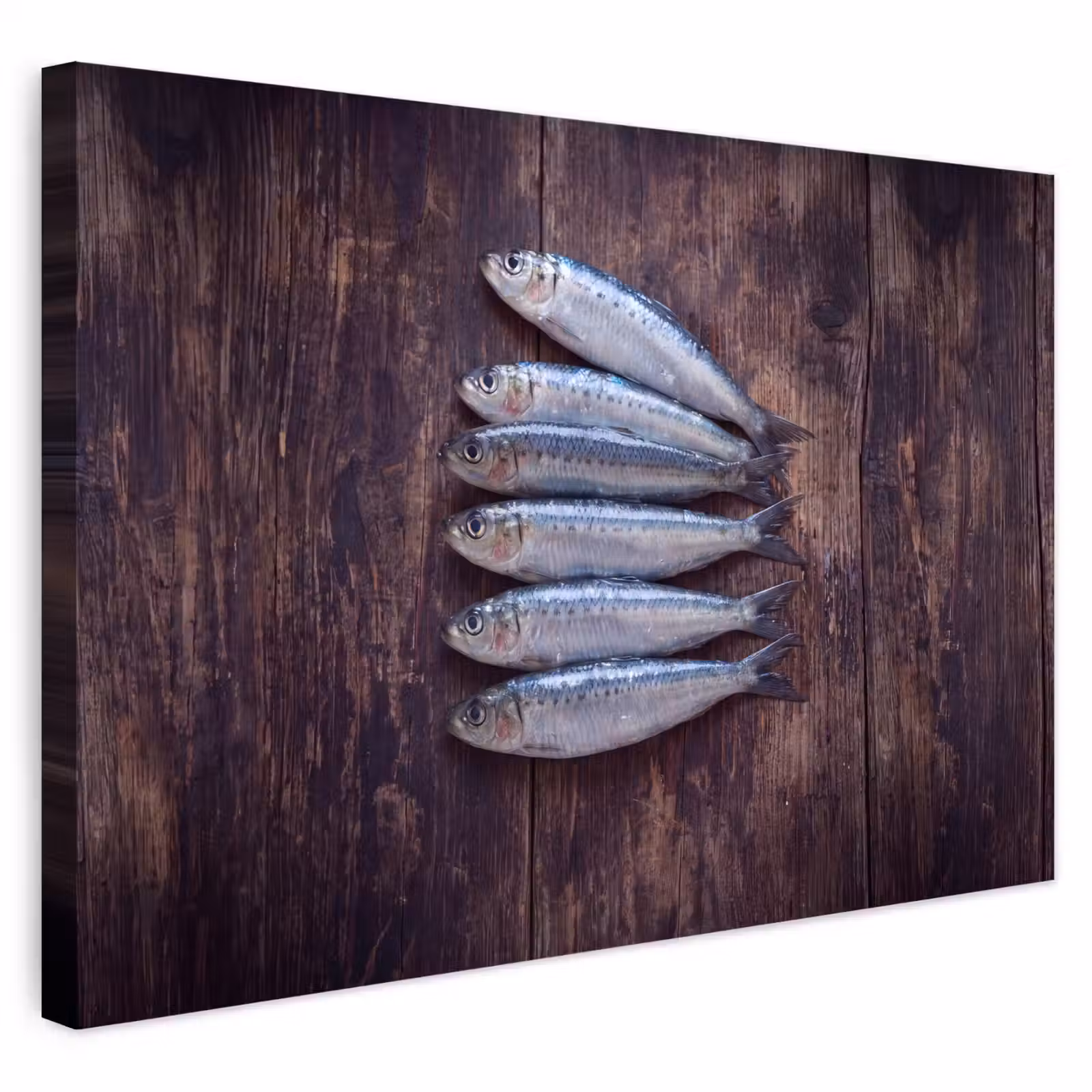 Buiten canvas - Vis - Hout - Eten — 1