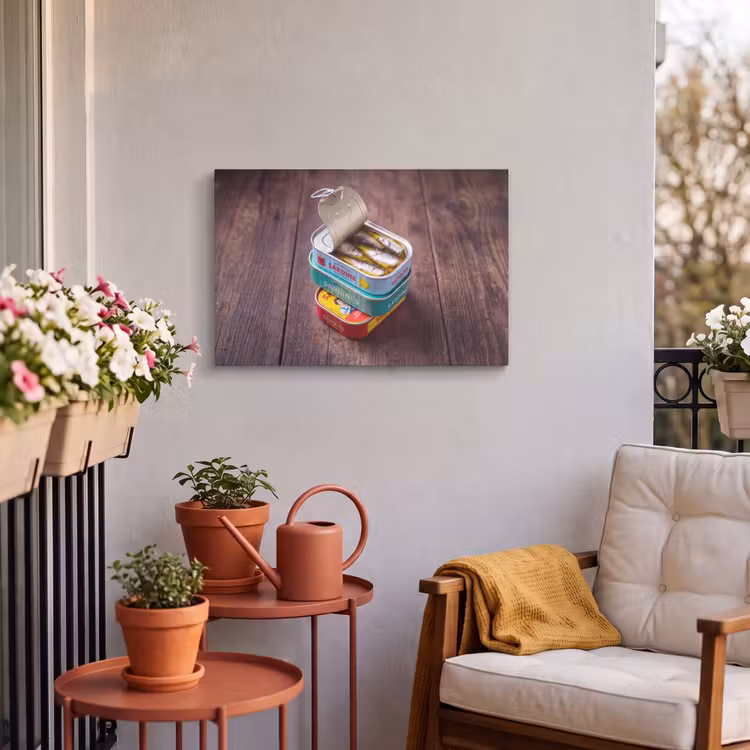 Buiten canvas - Vis - Blikjes - Keuken — 3