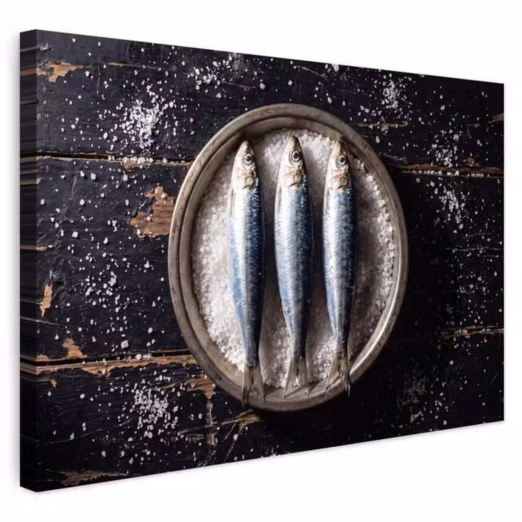 Buiten canvas - Vis - Zout - Eten — 1